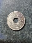 1920  1338 tunisia 10 Centimes Coin