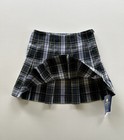 Dennis Uniform School High Waist Box Pleat Skirt Belmont Plaid Girls 5 G5 Nwt