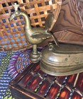 Antique Brass Kumkum Powder Tika Box   authentic Powder Box