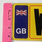 Great Britain License Plate      Nice Original British European Gb Tag Wu62 Sgy