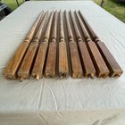 9 Solid Oak Baluster Spindle Colonial Stair Staircase 34  Pin Top Tapered Flawed