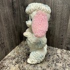1962 Edward Mobley Sitting Pretty Poodle Dog Squeaky Toy Vintage Rubber