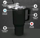 Crave Insulated Tumbler Mug Cup 40 Oz Black 