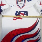 Rare Vtg 1996 Team Usa World Cup Of Hockey Champions Jersey Nike Mic Size L
