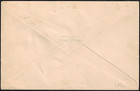 St  Lucia 1896 Local Cover W  Sg 51-52 Qv 1   10 Shillings On Cover Unique