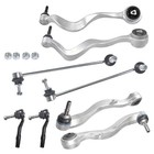 8pcs Front Lower Ctrl Arms Tie Rods Sway Bar Links Kit For 525i 528i 530i 04-10