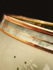 Antique Or Vintage Beautiful Gilt Centerpiece With Hand Blown Glass