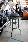  Heavy Duty 30-inch Backless Swivel Bar Stool For Kitchen  Garage  2 Pack Retro