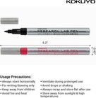 Alcohol Resistant Laboratory Markers  3 Black   2 Red Permanent Freezer Lab Pens