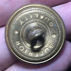 Pullman Railroad Uniform Button Brass 3 4  Flat - Superior Quality