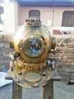 18  Vintage Helmet Us Navy Mark V Antique Deep Sea Marine Helmet