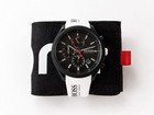 Hugo Boss Velocity 1513718 Black White Chronograph Watch Box Needs Battery