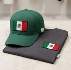 Mexico Flag Iron On Patch 3  Embroidered Applique Mexican Pride National Emblem