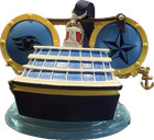 Disney Cruise Line Dcl Magic Painter Goofy Ear Hat Ornament