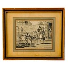 Pair Of Antique French  cris De Paris  Framed Engravings After Nicolas Gu  rard
