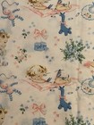 Vintage Oop Unbranded Baby With Toys Themed Cotton Fabric Nursery 16   x 43    Nos