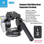 Fluid Tripod Head Compact Video Tripod Head Pan Head For Tripod  Dslr  Camcorder