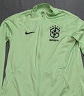 Brazil National Team Track Jacket Mens Medium Green Soccer Nike Dri-fit Cbf