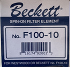 Beckett F100-10   F10010 Spin-on Residential Fuel Oil Filter Element 10 Micron