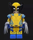 Doll Custom Block Toy 2pcs Minifigure Deadpool Wolverine  Building