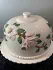 Vintage Valerie Cumberland Design Ceramic Floral Done Cake Plate And Base
