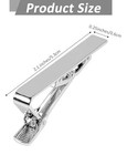  5p Tie Clips For Men  5 Different Classic Tie Bar  Stainless Steel Tie Clip 