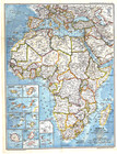     1980-2 February Africa It s Political Development National Geographic Map  A1 