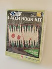 Nib Vintage Latch Hook Rug Wall Art Kit 20x27 National Yarn Crafts Backgammon