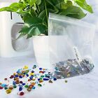 Colorful Clear Sea Glass Pebbles Aquarium Gravel Fish Tank Rocks Small Irregular
