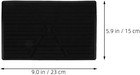 2-pack Car Floor Mat Heel Pad  Universal Anti-skid Rubber Heel Scuff Plate  Auto