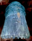 Vintage Hemingray Milky Blue Aqua Glass Insulator Cd 121 Sdp Patented May 2 1893