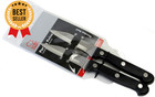 2pc Paring Knife Set 9 5 Inch Stainless Steel Black Kitchen Knives