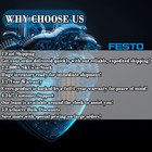 New Festo 193457 Kmeb-1-24-10-led Plug Socket With Cable