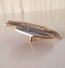 Vtg Greyhound  over A Million Miles A Day    Bus Driver Hat Badge   k2 419 