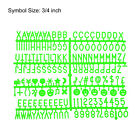 Felt Letter Board Letters Numbers Symbols 3 4 Inch 2pcs Green Changeable