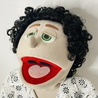 Vintage Innova Puppet Production Half Body 18  Hand Puppet Curly Hair Green Eyes