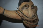 Rare Inuit Transformation Shamans Mask Fish  Sinew  20   1900s