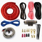 2800w Car Audio 4awg Gauge Cable Kit Audio Subwoofer Amp Rca Power Cable Wire