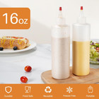 Squeeze Bottles  16oz Plastic Condiment Squeeze Bottles With Labels   Funnels   
