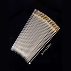 25pcs Gold Tail Big Eye Sewing Needles Easy Threading Needles For Hand Sewing
