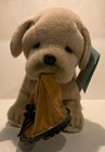 Vintage Avanti Baby Animals By Applause Bulldog Puppy Dog With Shoe In Mouth