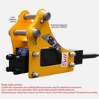 For Mini Excavator Attachment Hydraulic Hammer Side Type Rock Breaker 1 8t