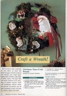 Craftworks Magazine Nov 1994 No-sew Dolls Christmas Crafts Gingerbread House