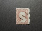 Us Stamp Scott No 26a 1857 3 C Washington   Dull Red  Type Iv Perf 15 5  Vf