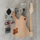 Iceman Paul Stanley Style Diy Kit Electric Guitar Rosewood Frets Mahogany Body