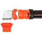 Camco Rhinoflex 20 Ft Rv Sewer Hose Kit 4-in-1 Adapter