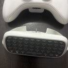 Xbox 360 Wireless Controller With Chat Pad Keyboard Attachment White Microsoft