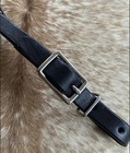 Western Leather Black Curb Strap For Horse Bridles Horse Tack Free Ship