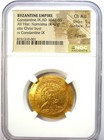 Constantine Ix Christ Gold Av Histamenon Nomisma 1042-1055 Ad - Ngc Choice Au