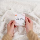 160pcs Thank You Cards For Small Business 3 x3 5   Indie Illustrator Designed 